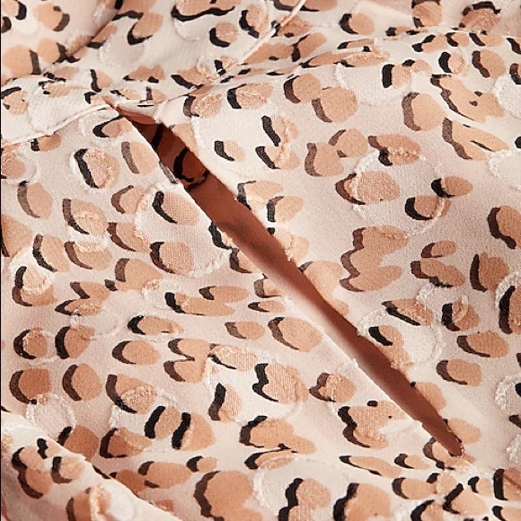 Express Leopard Ruffle Halter Neck Tank Top - Picture 2 of 6